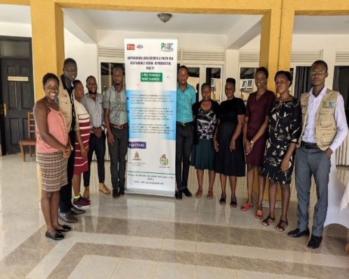 Group photo of the PHIC staff with the health peers on
31st May 2024 at City Royal Hotel Bugolobi, Kampala Uganda